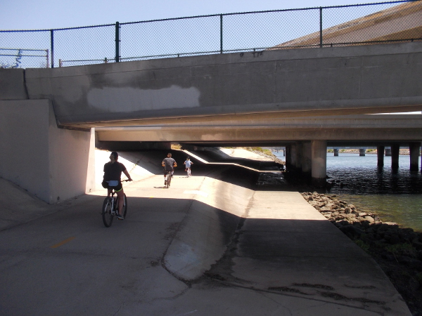 I turn for a moment to look back east.