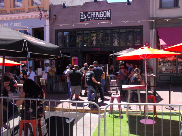 El Chingon always seems a popular destination in the Gaslamp.
