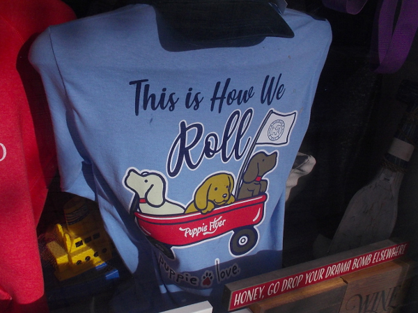 This is how we (puppies) roll.