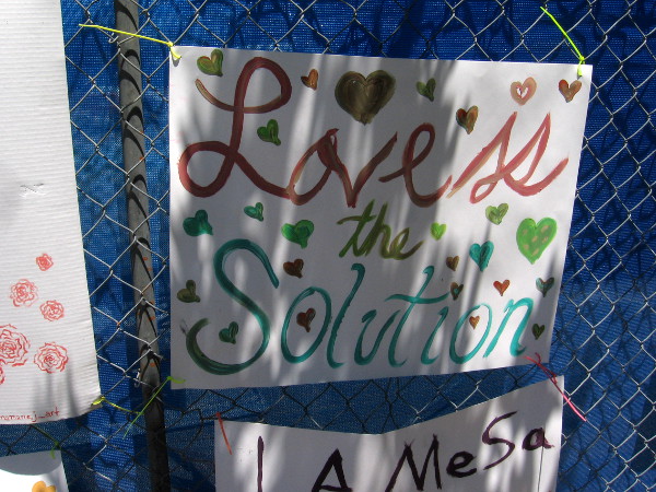 Love is the solution.