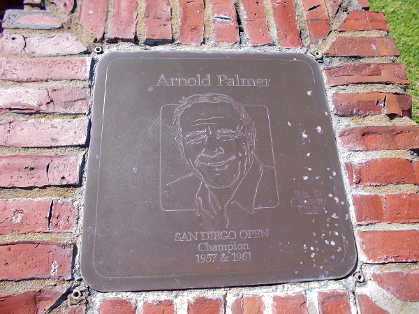 Arnold Palmer, San Diego Open Champion 1957, 1961.