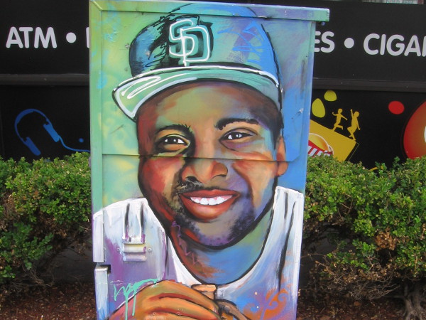 The smiling face of Tony Gwynn, a Hall of Fame baseball legend.