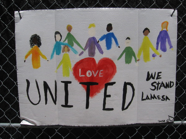 Love. United we stand.