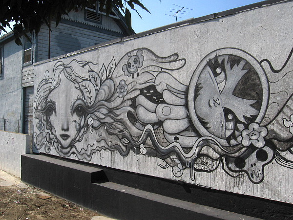 This mural is amazing but a couple years old now, by Gloria Muriel and Dave Persue. For some reason I've never taken a photo until today.