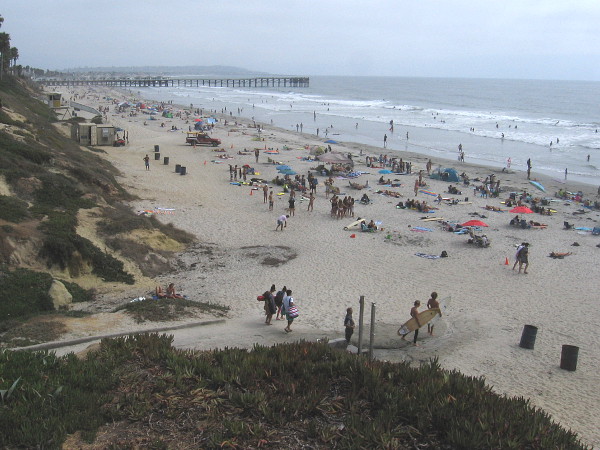 I see Crystal Pier in the distance.