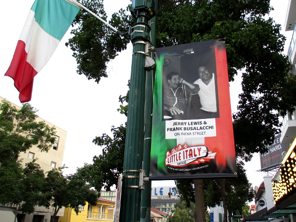 Jerry Lewis and Frank Busalacchi (San Diego restauranteur).