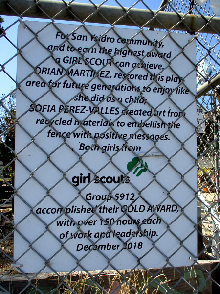 Two Girl Scouts achieved the Gold Award for a 2018 project at the San Ysidro Community Center.