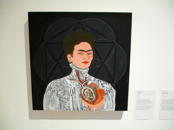 Seed of Life, by artist Crystal Moody, 2017. Acrylic.