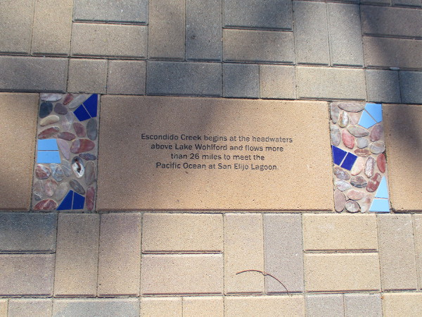 Escondido Creek begins above Lake Wohlford and flows to San Elijo Lagoon.