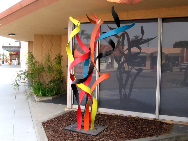 Cool sculpture that I spotted in front of an office occupied by attorneys.