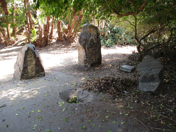 Monument to a White Deer in San Diego's Presidio Park.