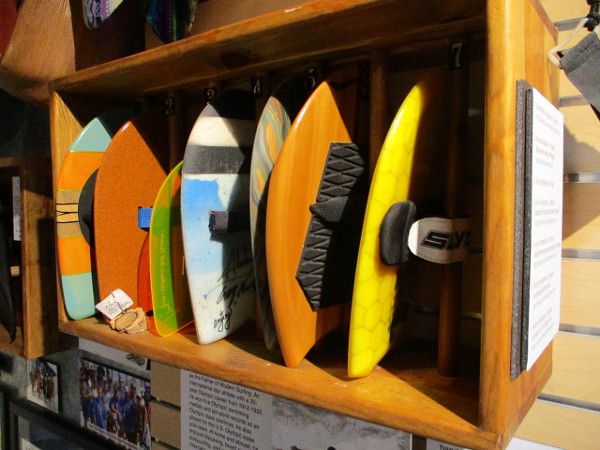Various bodysurfing handplanes.