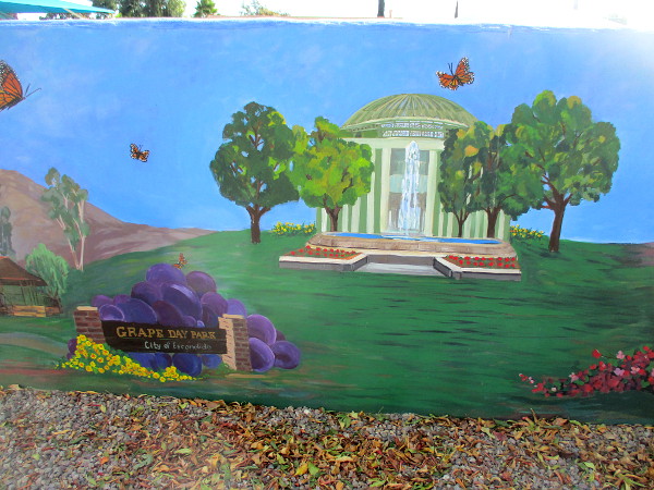 The Escondido Civic Center and Grape Day Park.