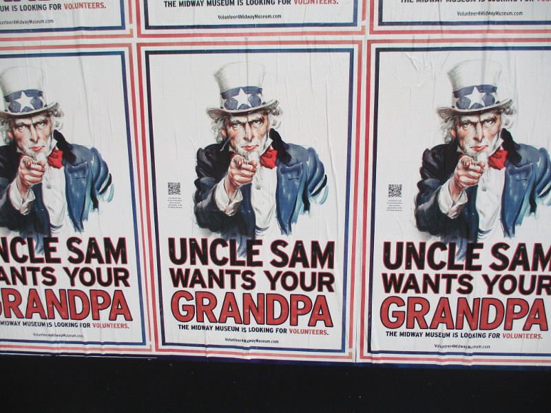 Uncle Sam wants your Grandpa! – Cool San Diego Sights!