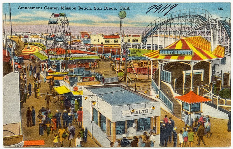 Old postcards from San Diego's past. – Cool San Diego Sights!