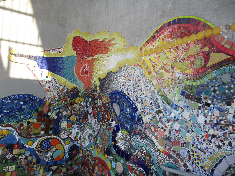 Flaming woman: hidden art in Middletown! – Cool San Diego Sights!