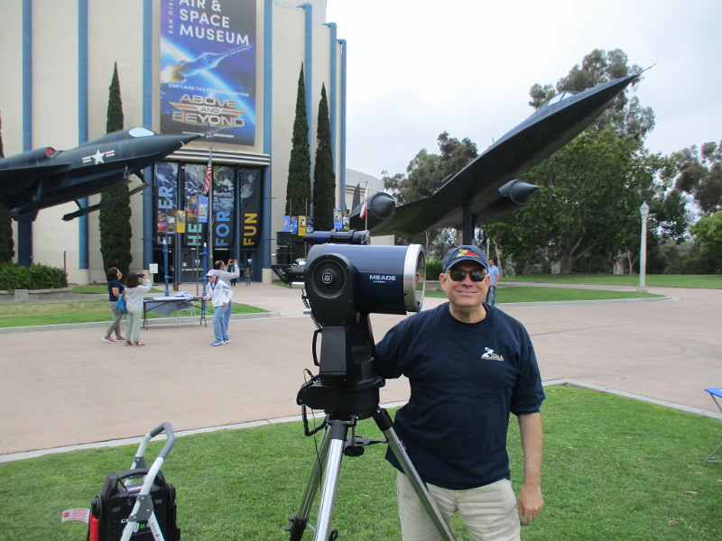 Space Day amateur astronomers in San Diego! Cool San Diego Sights!