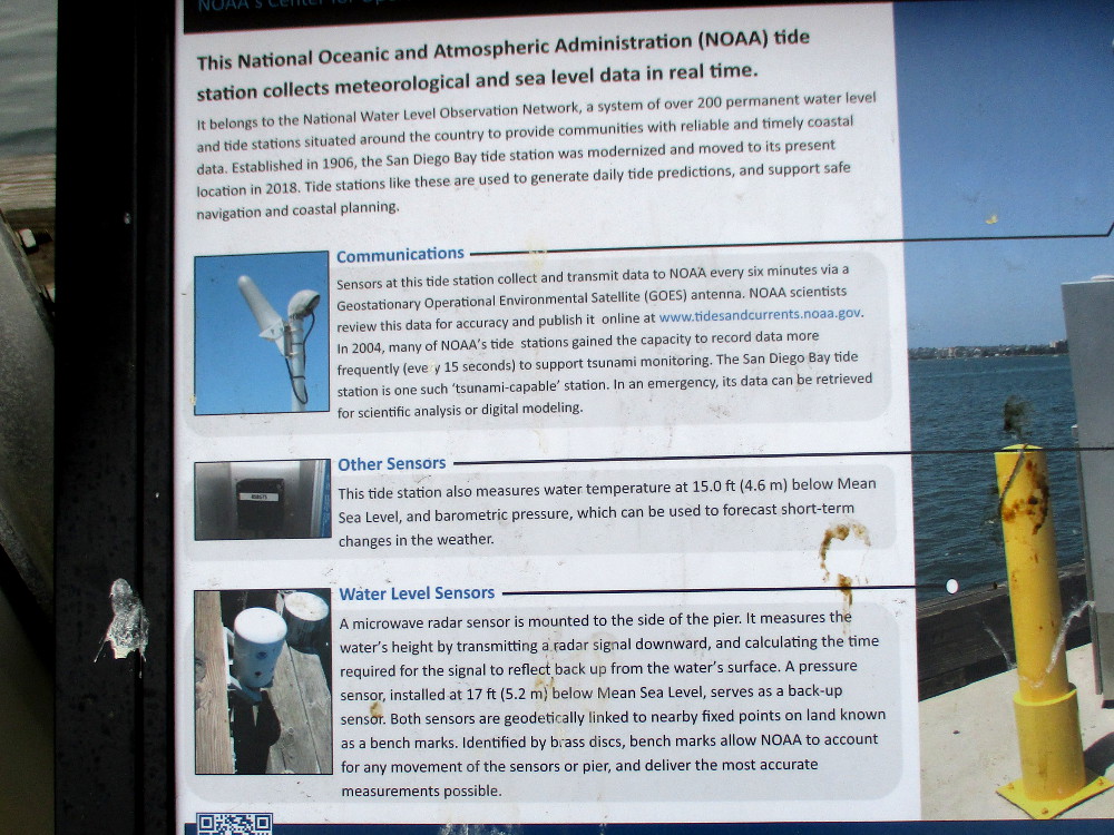 Measuring the tides in San Diego Bay. Cool San Diego Sights!