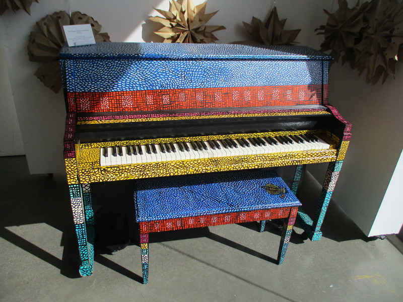 Hand-painted piano at Oceanside Museum of Art! – Cool San Diego