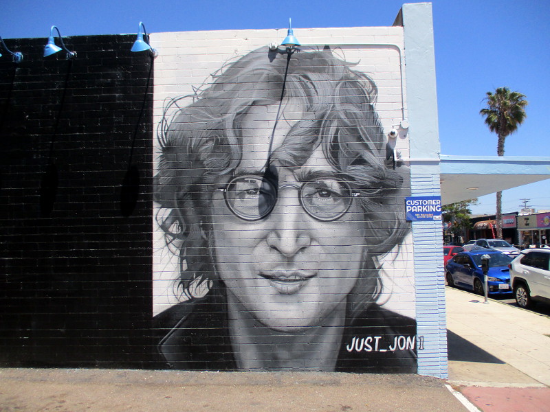 John Lennon returns to Pacific Beach. – Cool San Diego Sights!
