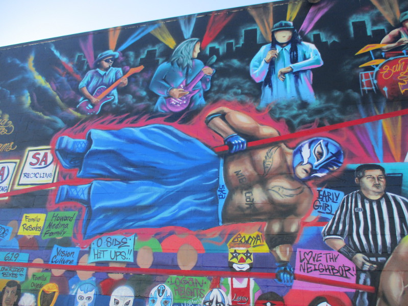 Rey Mysterio performs 619 in Logan Heights! – Cool San Diego Sights!