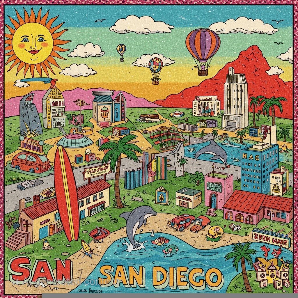 AI creates bizarre San Diego weirdly! – Cool San Diego Sights!