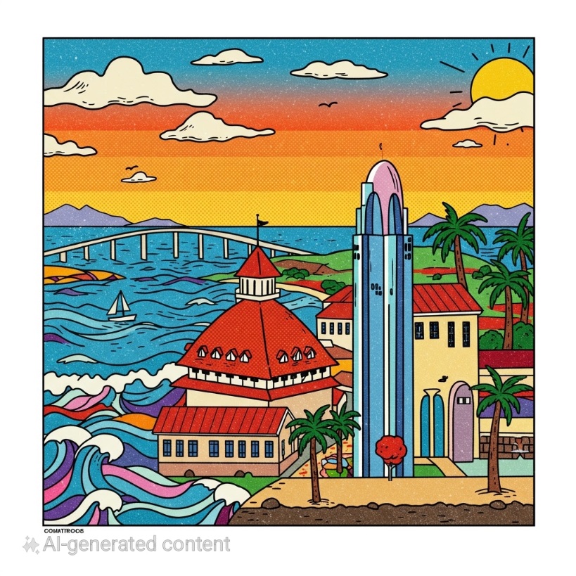 AI creates bizarre San Diego weirdly! – Cool San Diego Sights!